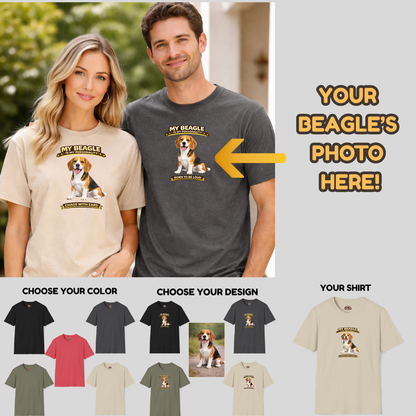 My Beagle Is My Personality -- Personalized Dog Breed T-Shirt