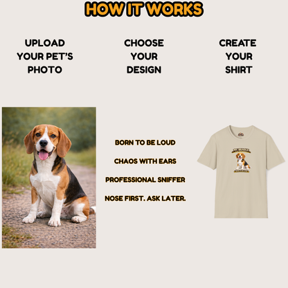 My Beagle Is My Personality -- Personalized Dog Breed T-Shirt