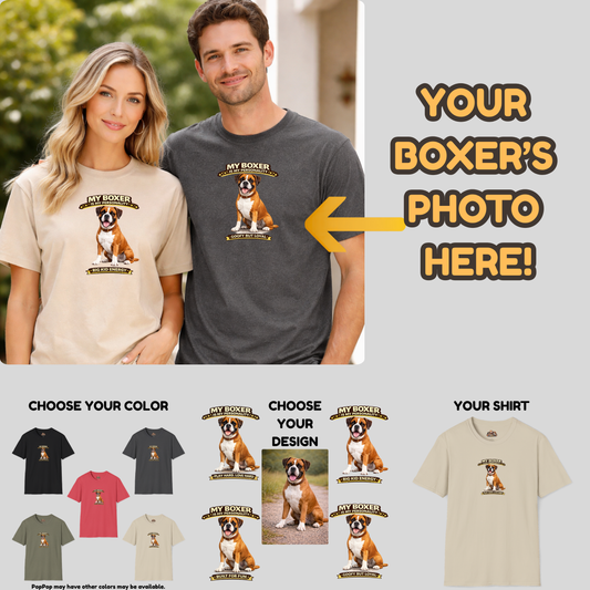 My Boxer Is My Personality -- Personalized Dog Breed T-Shirt