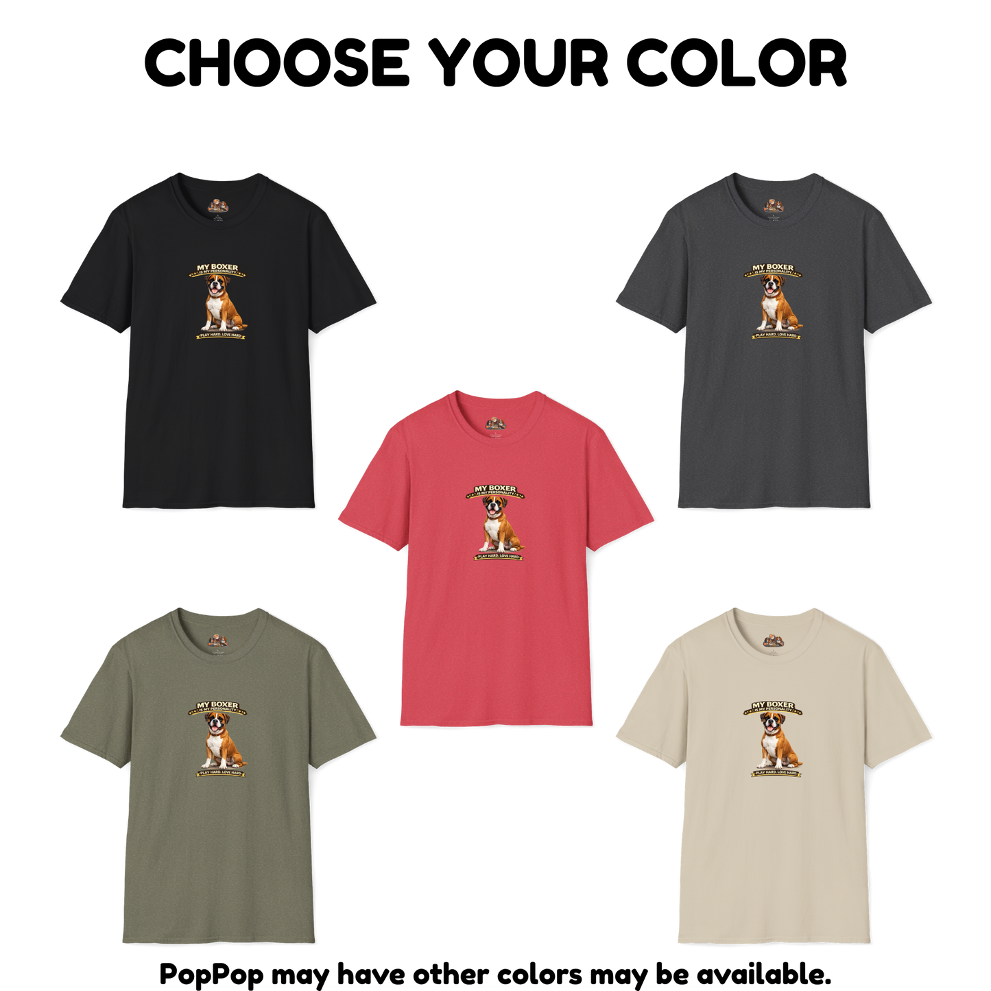 My Boxer Is My Personality -- Personalized Dog Breed T-Shirt