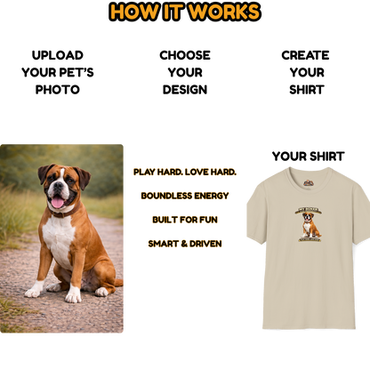 My Boxer Is My Personality -- Personalized Dog Breed T-Shirt