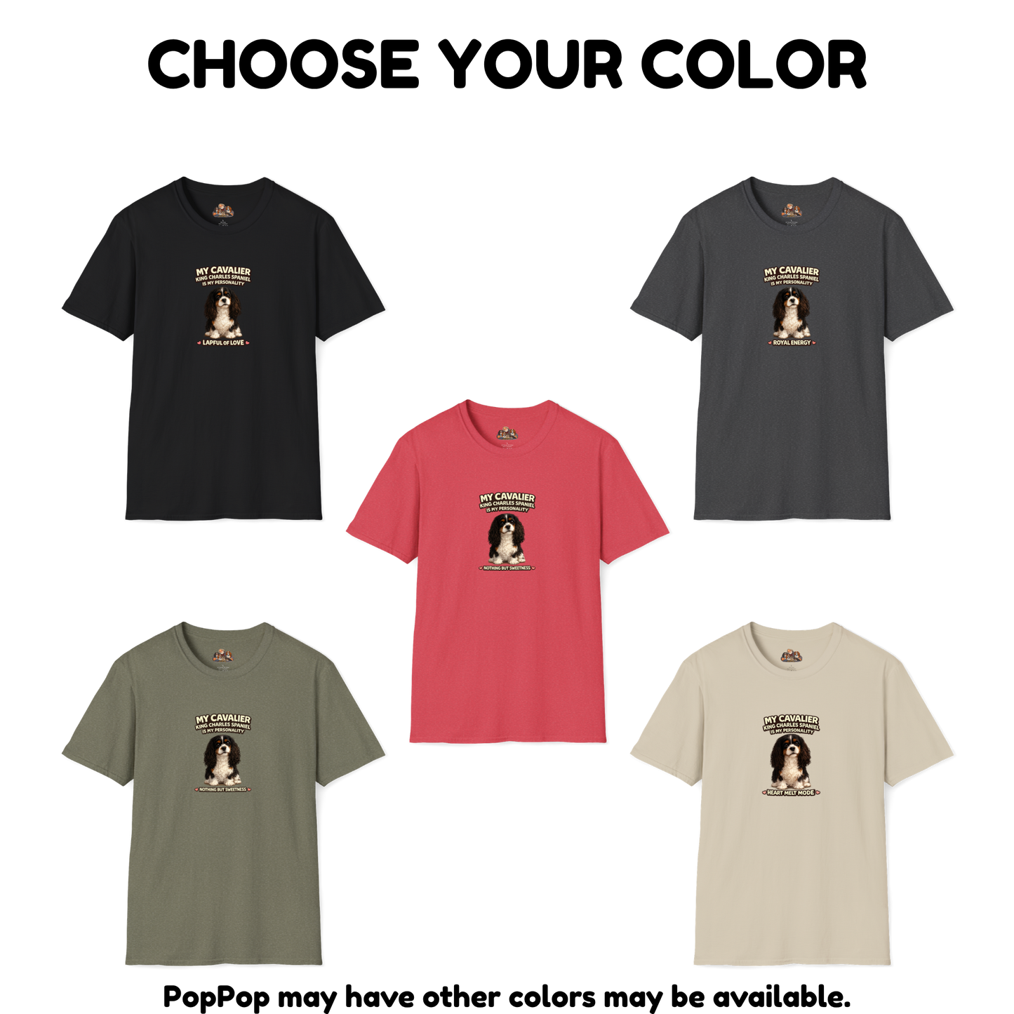 My Cavalier King Charles Spaniel Is My Personality -- Personalized Dog Breed T-Shirt