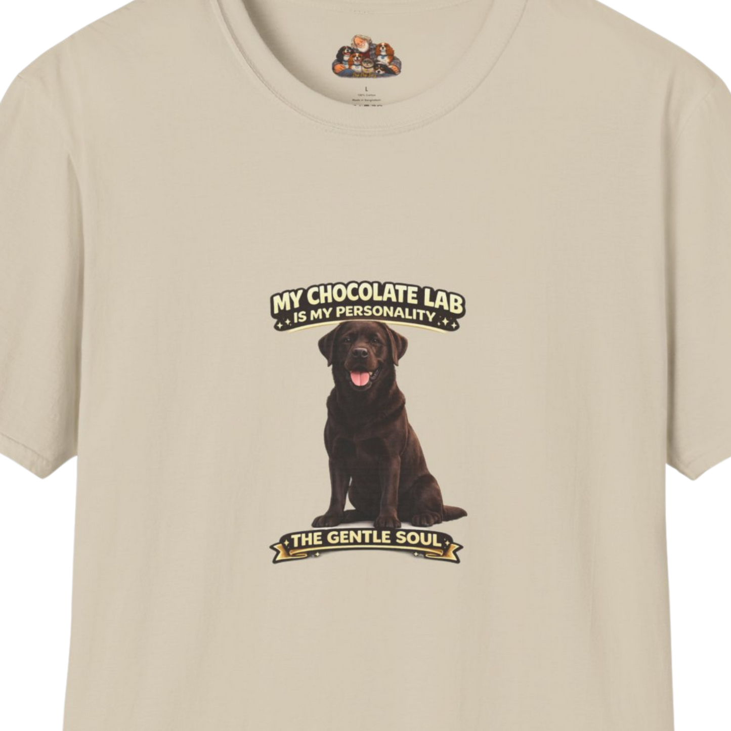 My Chocolate Lab is My Personality – Personalized Dog Breed Shirt