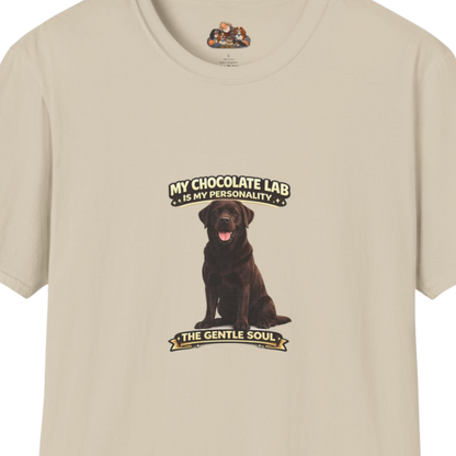 My Chocolate Lab is My Personality – Personalized Dog Breed Shirt