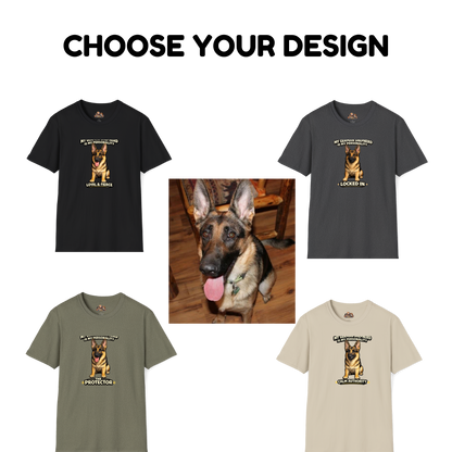My German Shepherd Is My Personality -- Personalized Dog Breed T-Shirt