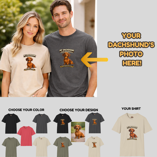 My Dachshund is My Personality – Personalized Dog Breed Shirt