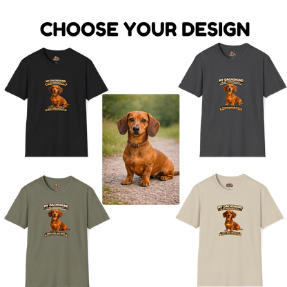 My Dachshund is My Personality – Personalized Dog Breed Shirt