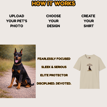 My Doberman Is My Personality -- Personalized Dog Breed T-Shirt