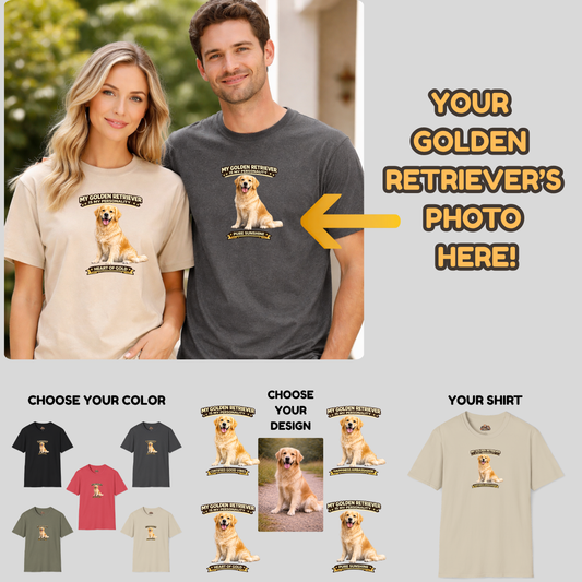My Golden Retriever Is My Personality -- Personalized Dog Breed T-Shirt