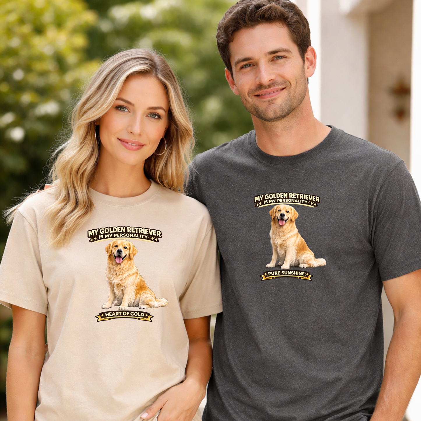 My Golden Retriever Is My Personality -- Personalized Dog Breed T-Shirt