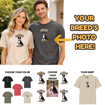 My Great Dane Is My Personality -- Personalized Dog Breed T-Shirt