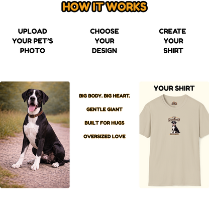 My Great Dane Is My Personality -- Personalized Dog Breed T-Shirt