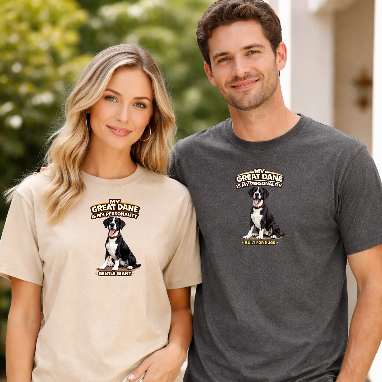 My Great Dane Is My Personality -- Personalized Dog Breed T-Shirt