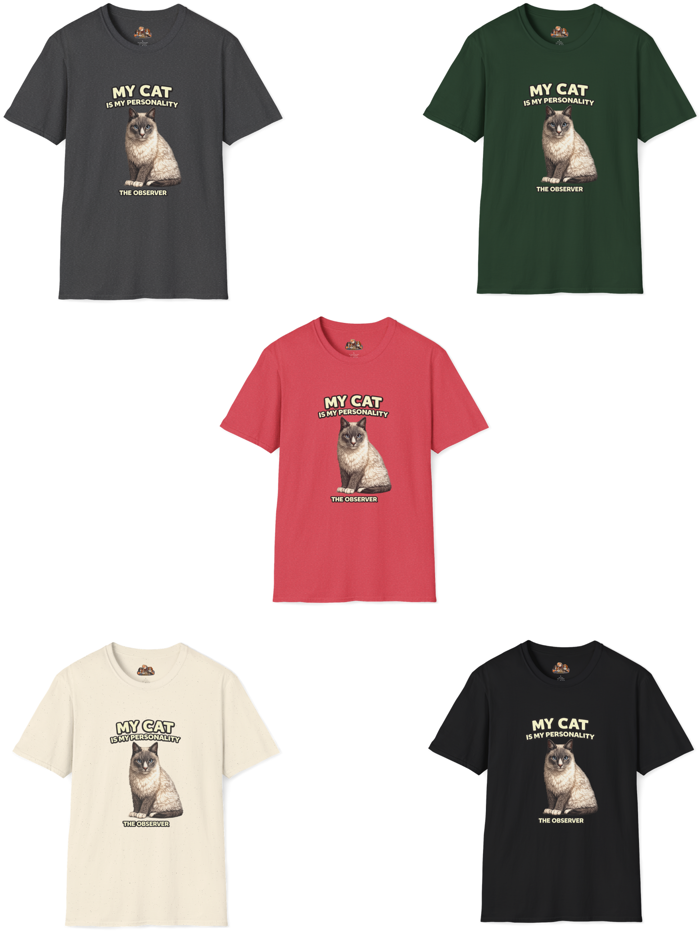 "My Cat Is My Personality" – Your Cat. Your Photo. Your Shirt.™