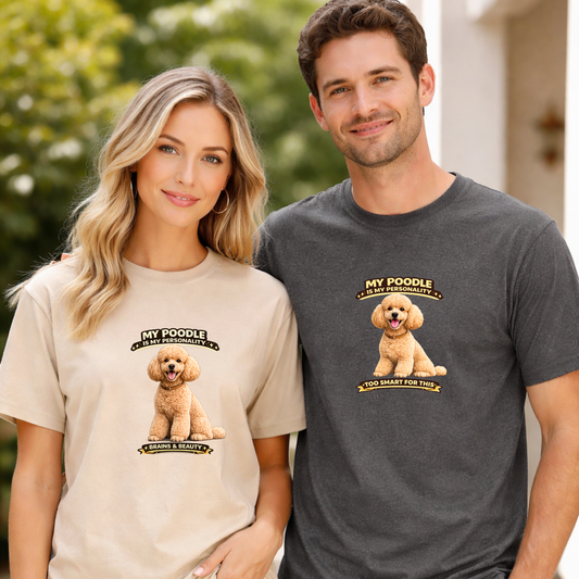 My Poodle is My Personality – Personalized Dog Breed Shirt