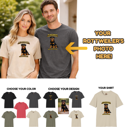 My Rottweiler Is My Personality -- Personalized Dog Breed T-Shirt
