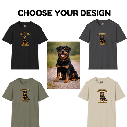 My Rottweiler Is My Personality -- Personalized Dog Breed T-Shirt