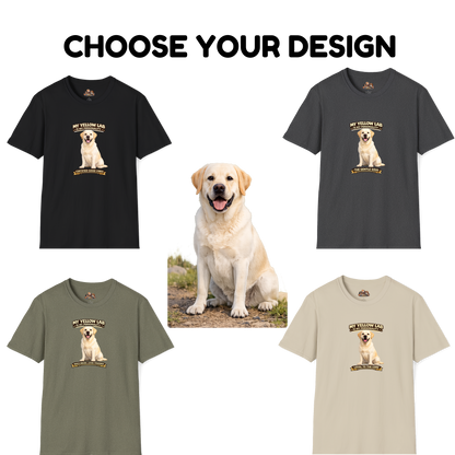 My Yellow Lab is My Personality – Personalized Dog Breed Shirt